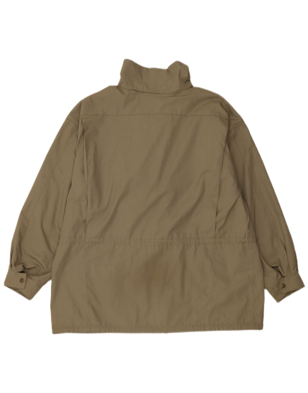 Diolen Damen-Regenjacke mit lockerer Passform und Kapuze, EU 48, 2XL, Khaki, Polyester