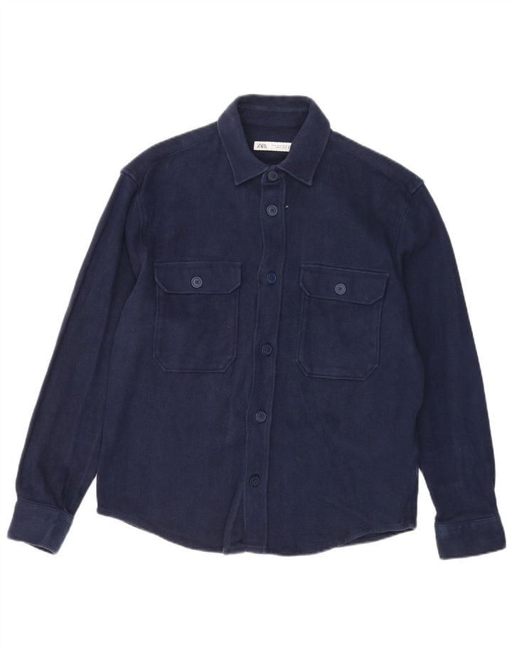 Zara Herrenhemd Medium Marineblau