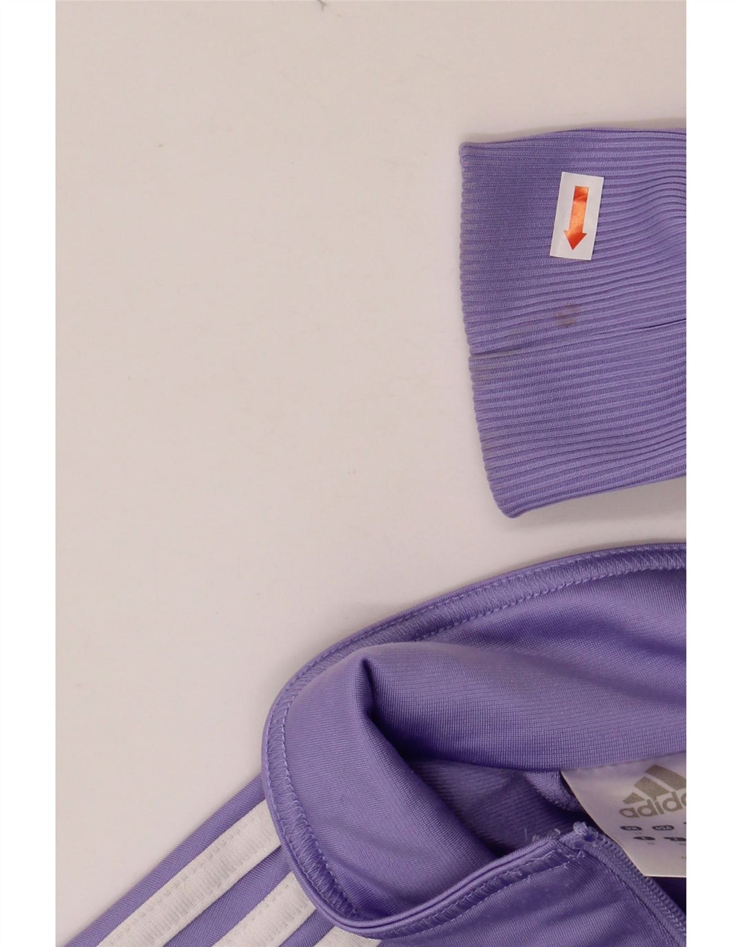 ADIDAS Damen-Trainingsanzugoberteil, UK-Größe 12, Mittelviolett, Polyester