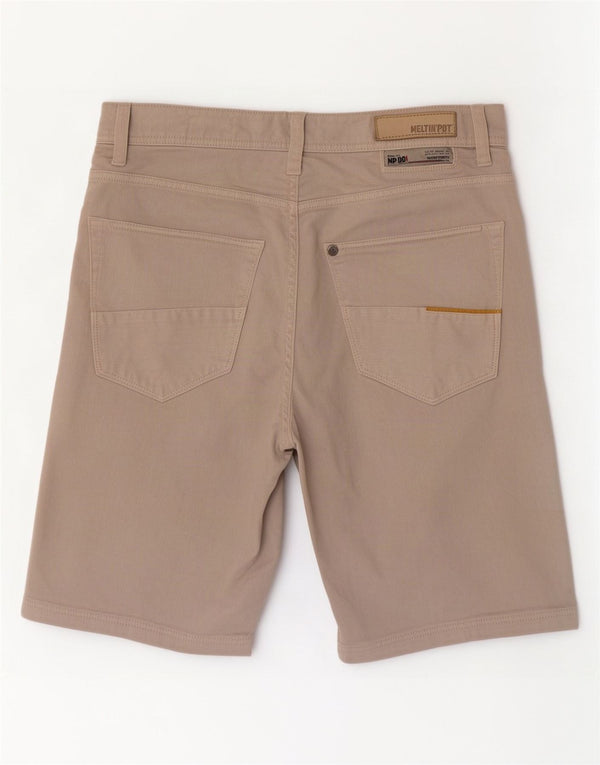 Meltin' Pot Damen Freizeitshorts W32 Large Beige Baumwolle