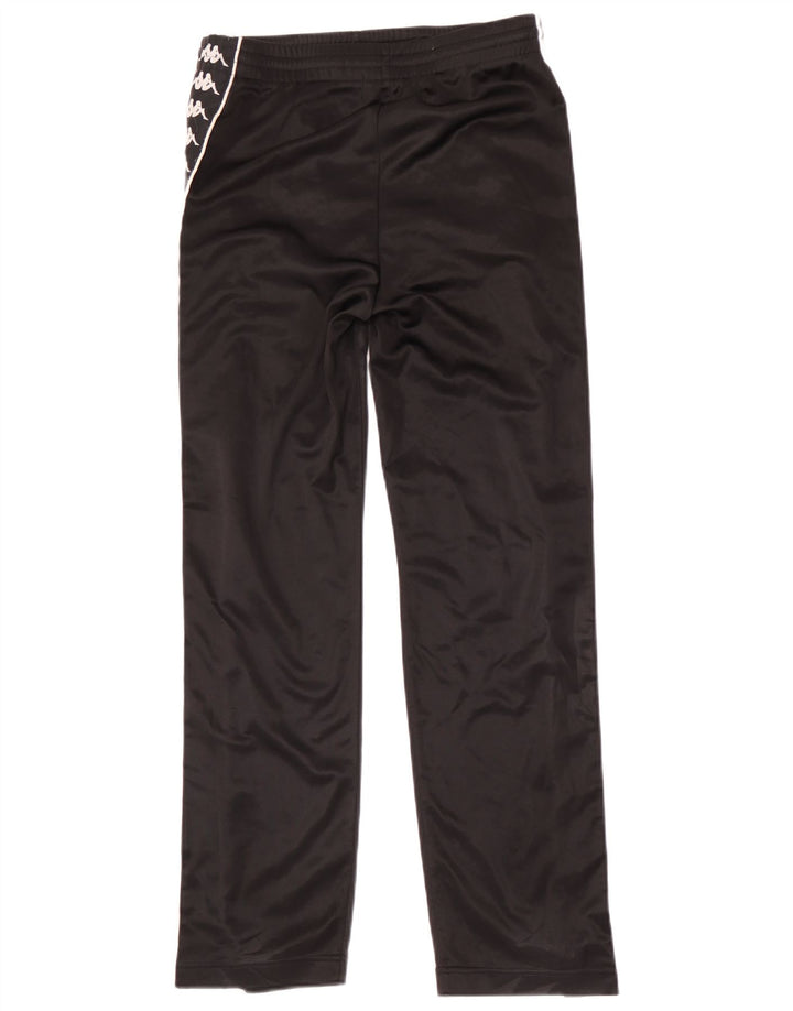 Kappa Herren-Trainingshose mit Grafik, Größe S, Schwarz, Polyester