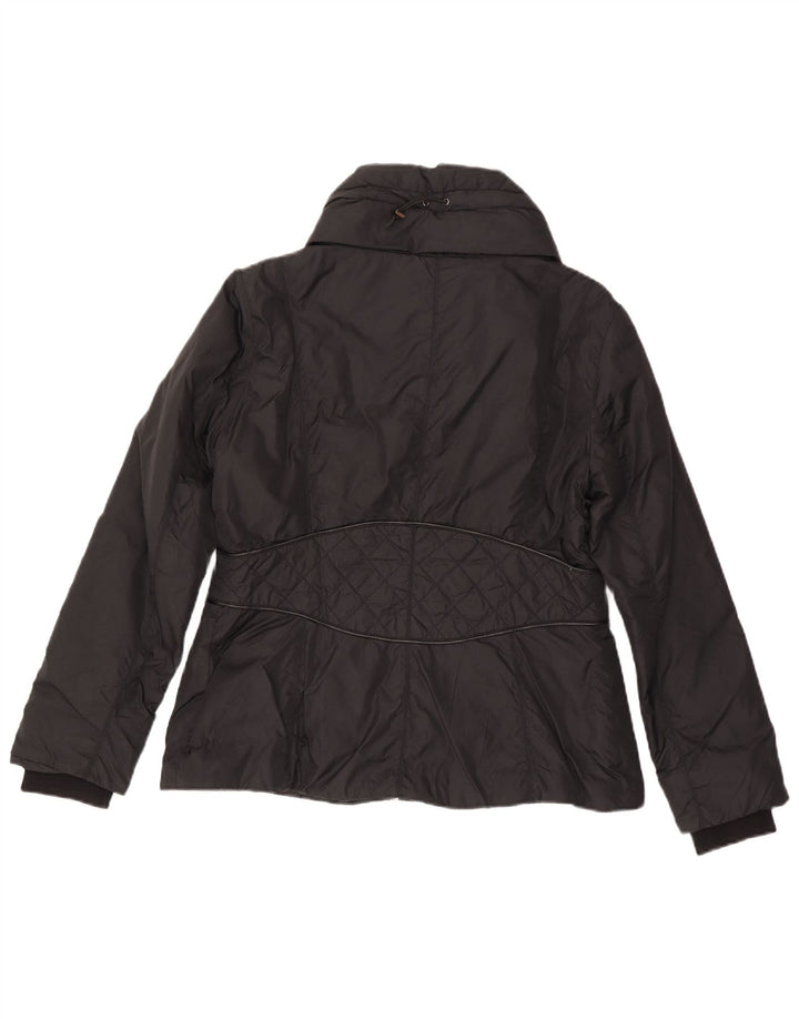 Zara Damen Steppjacke UK 18 XL Schwarz Polyester