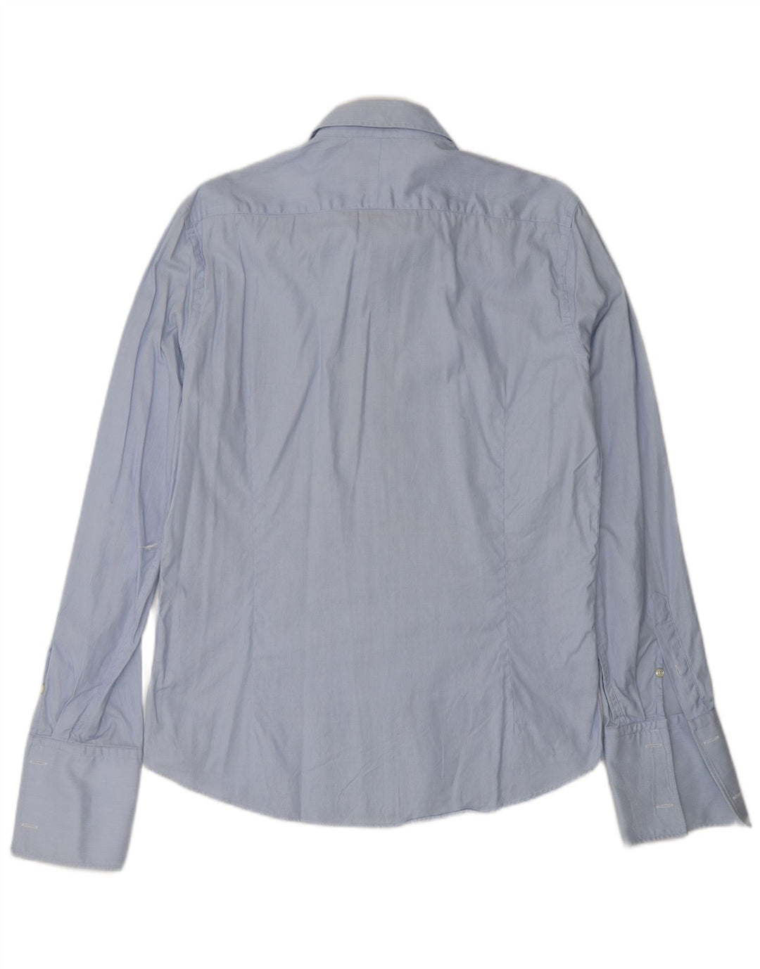 Massimo Dutti Herren-Formalhemd, Größe 41, groß, Blau
