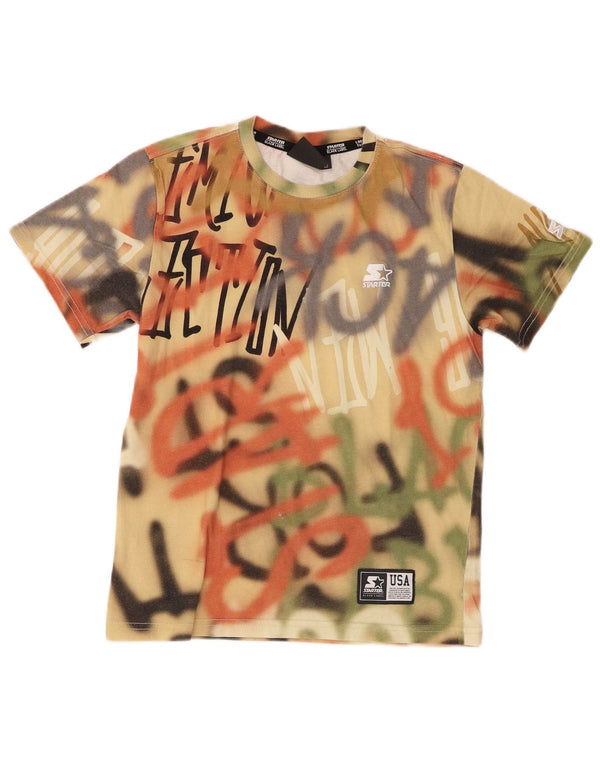Starter T-Shirt mit Graffiti-Grafik für Jungen, 11–12 Jahre, mehrfarbige Baumwolle