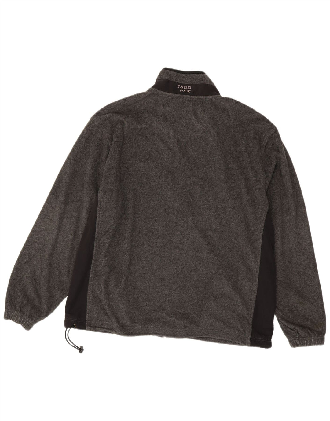 Izod Herren Fleecejacke UK 44 2XL Graues Colourblock-Polyester