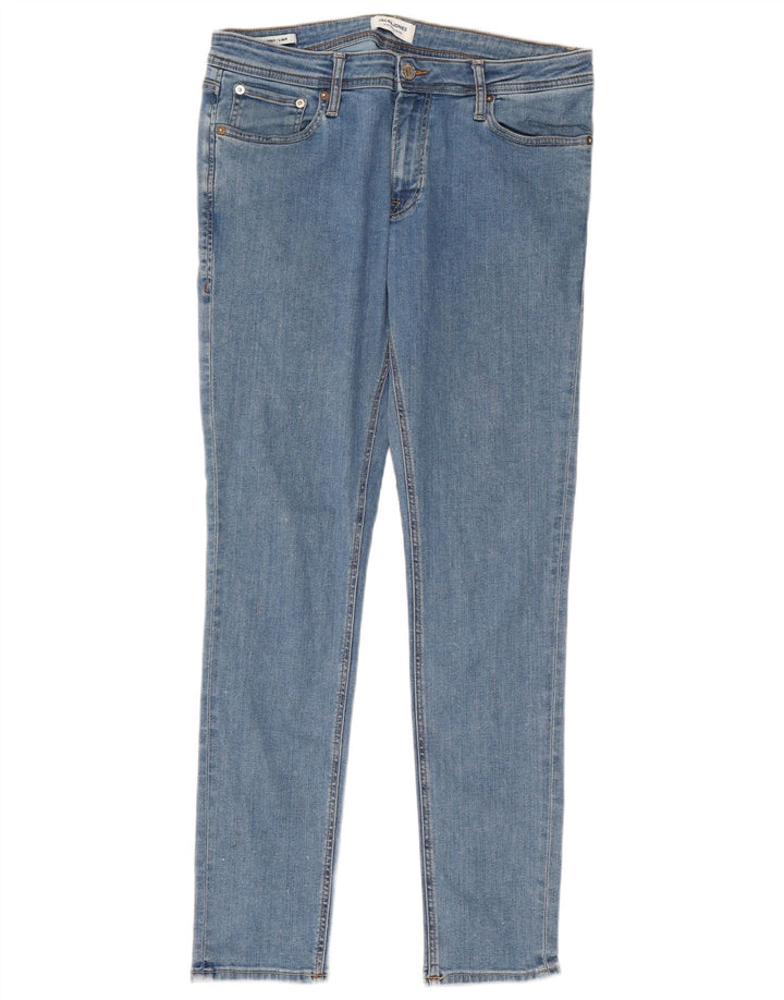 JACK & JONES Herren Liam Skinny Jeans W34 L32 Blau