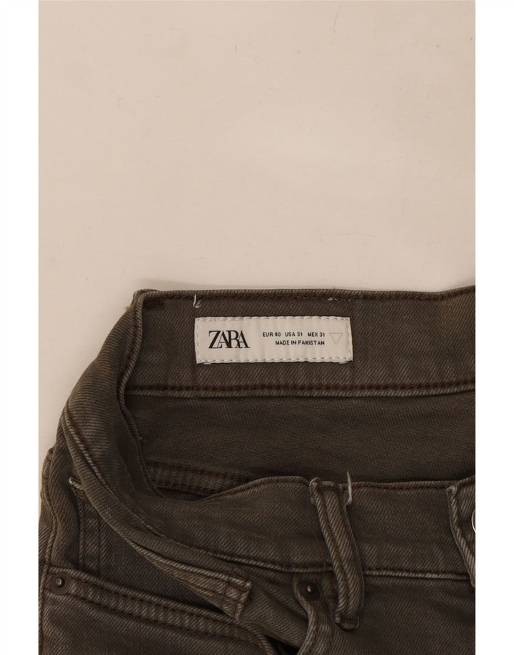 Zara Herren Tapered Jeans EU 40 Medium W31 L31 Braun