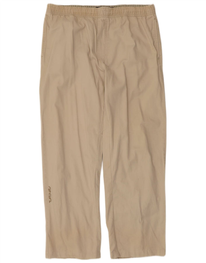 Rip Curl Herren Straight Chino Hose Medium W34 L29 Beige Baumwolle
