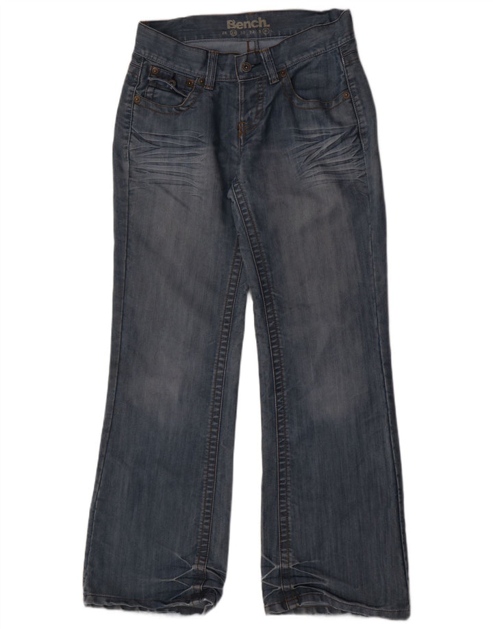 Bench Damen Bootcut Jeans W28 L32 Blaue Baumwolle