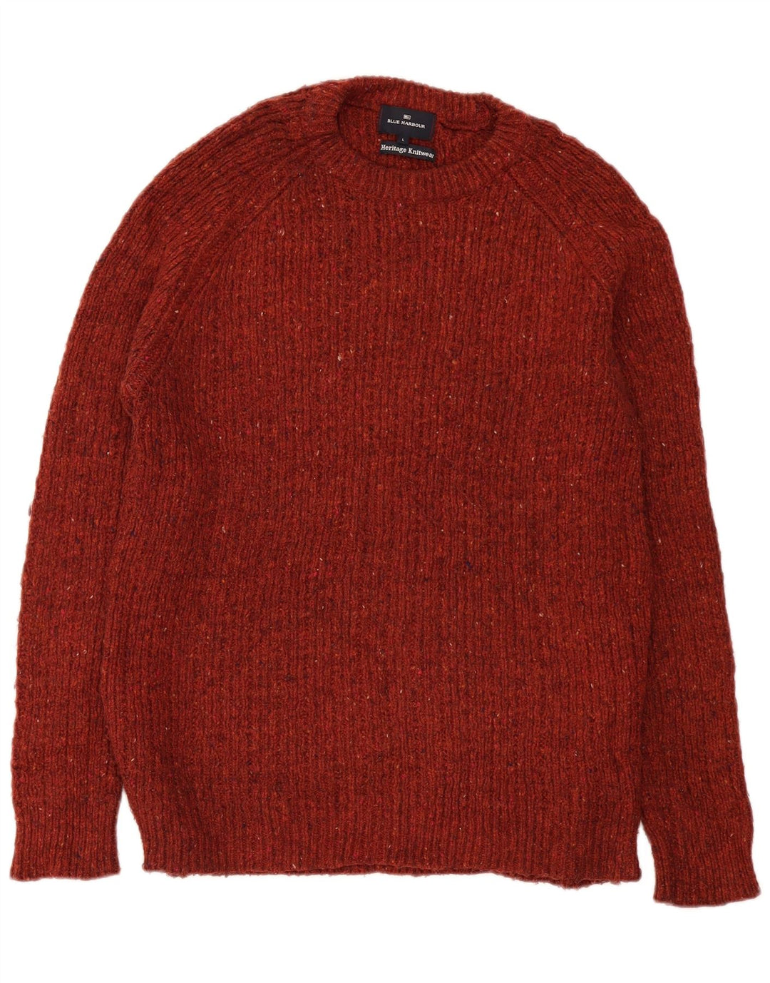 Marks & Spencer Herren Autograph Pullover mit U-Boot-Ausschnitt, Größe L, Orange
