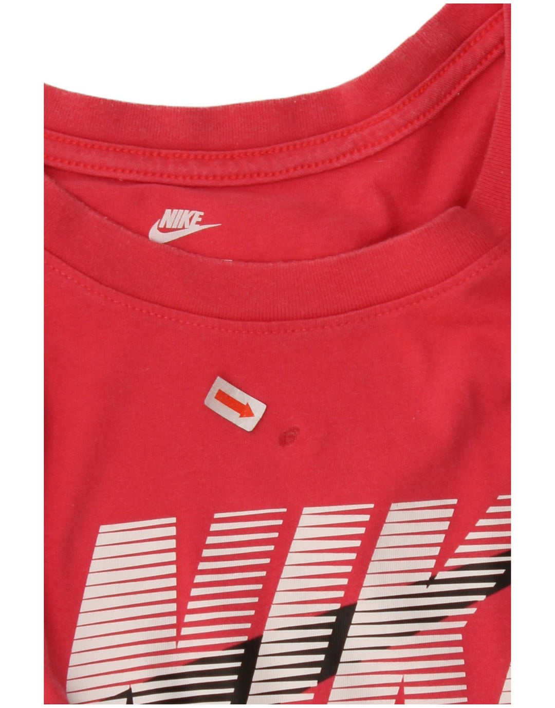 NIKE Herren-T-Shirt mit Grafik, Größe L, Rosa, Baumwolle