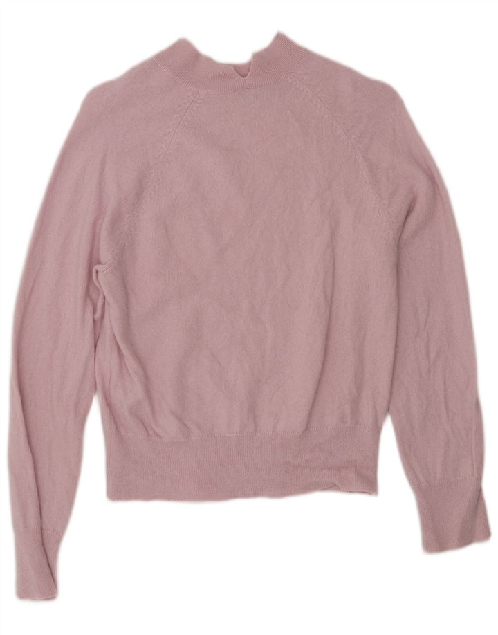 Jigsaw Damen-Pullover mit Rollkragen, Gr. 10, klein, rosa Wolle