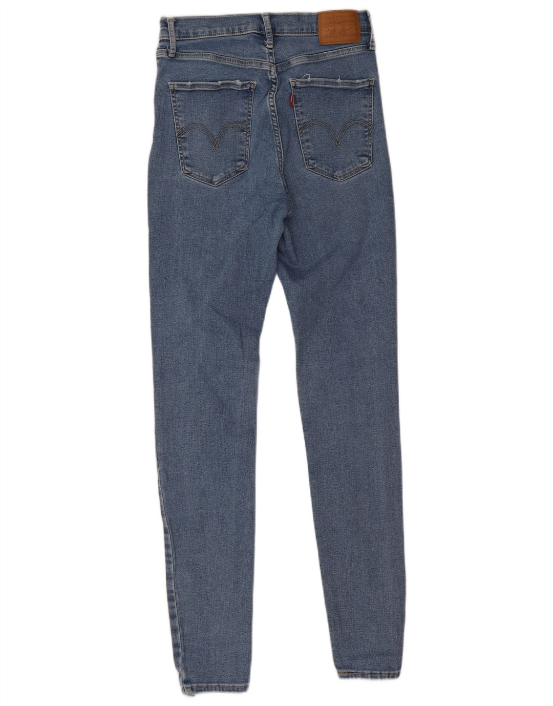 Levi's Damen Mile High Distressed Super Skinny Jeans W29 L32 Blaue Baumwolle