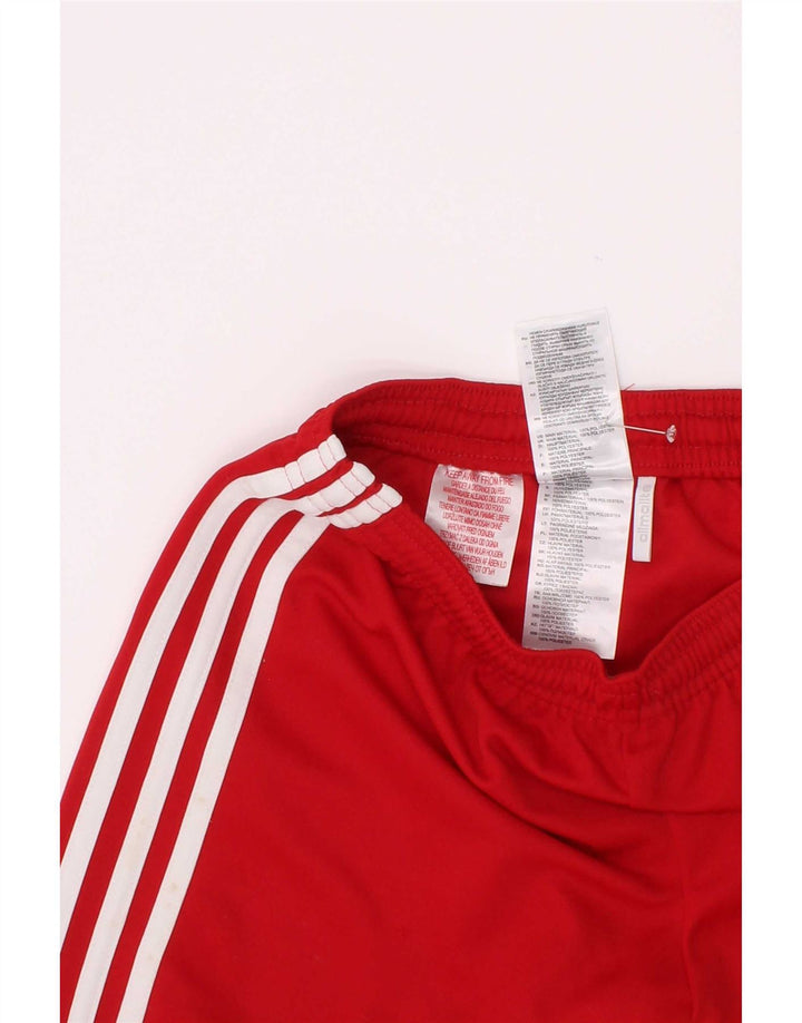Adidas Jungen Climalite Sport Shorts 9–10 Jahre rotes Polyester