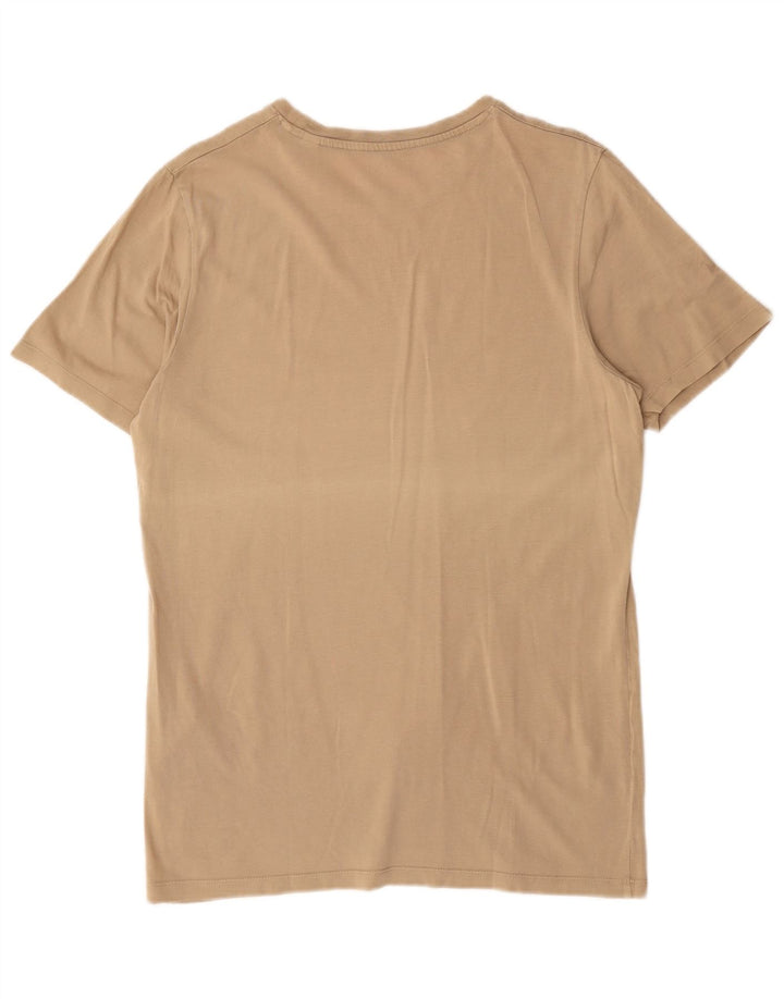 Jack & Jones Herren T-Shirt Top Large Beige Baumwolle