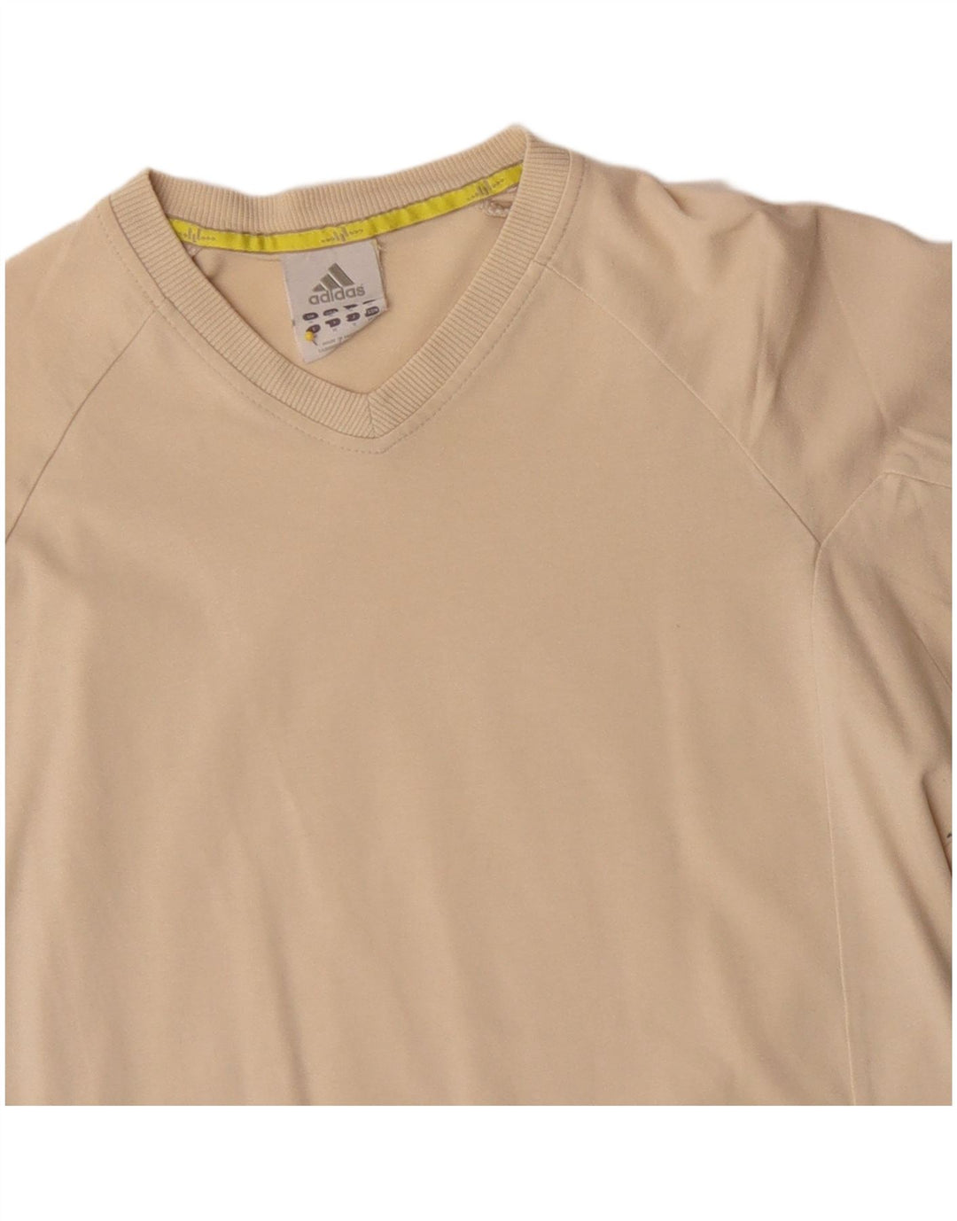 ADIDAS Herren Top Langarm Mittelbeige Baumwolle
