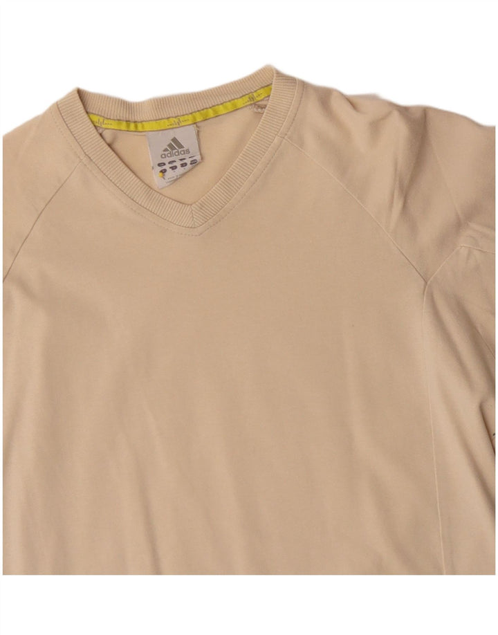 ADIDAS Herren Top Langarm Mittelbeige Baumwolle