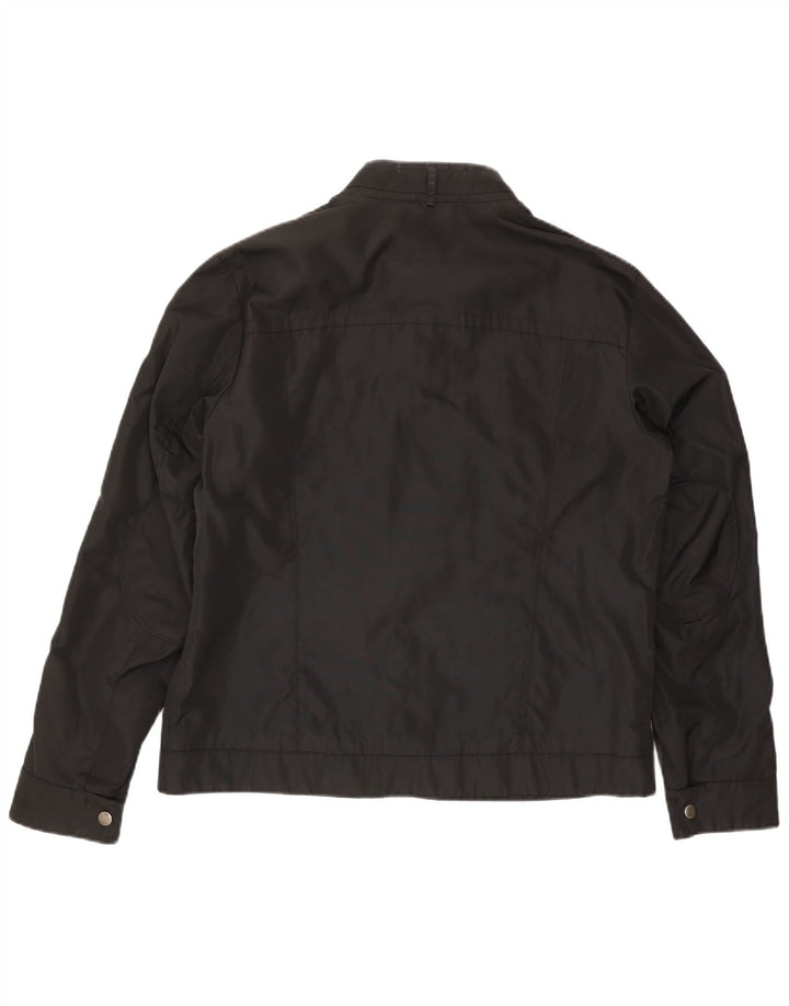 Hugo Boss Herren Bomberjacke EU 54 2XL Schwarz Polyester