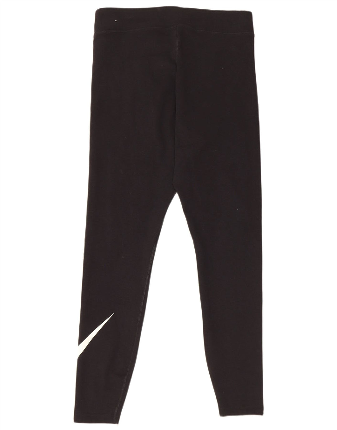 Nike Damen Graphic Leggings UK 16 Large Schwarz Baumwolle