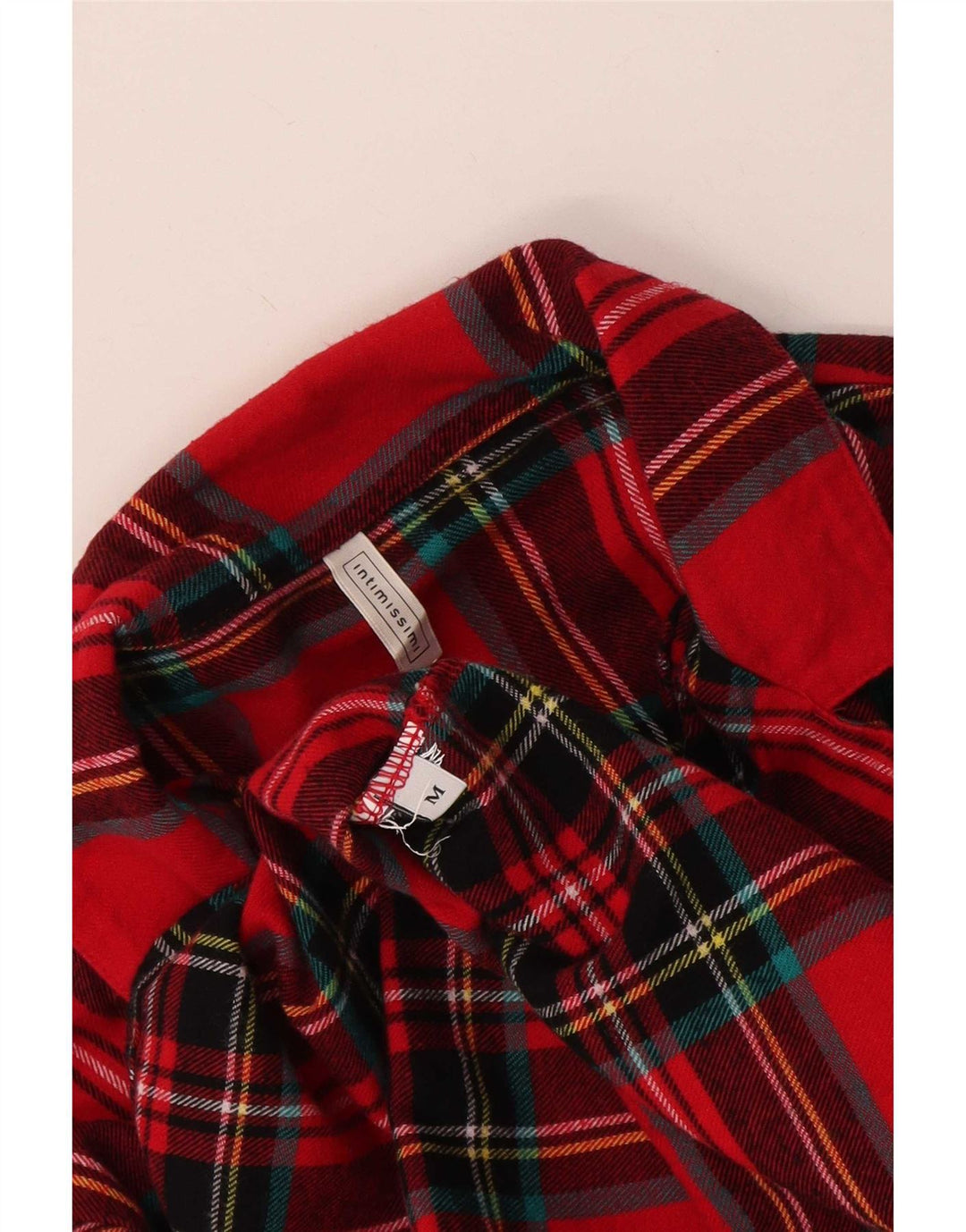 Intimissimi Damen Flanellhemd UK 12 Mittelrot kariert