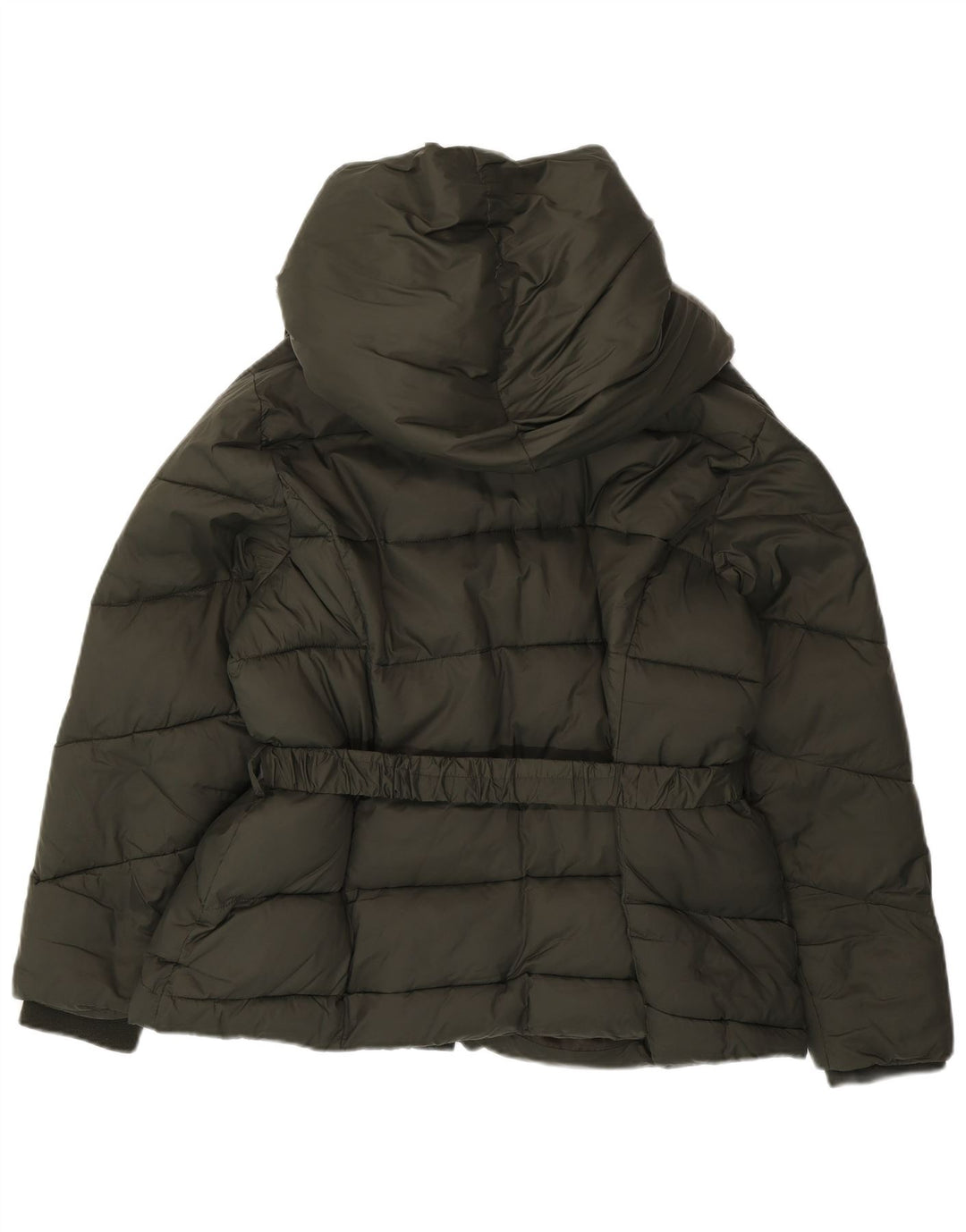 MONSOON Wattierte Damenjacke mit Kapuze, UK 18, XL, Khaki, Nylon