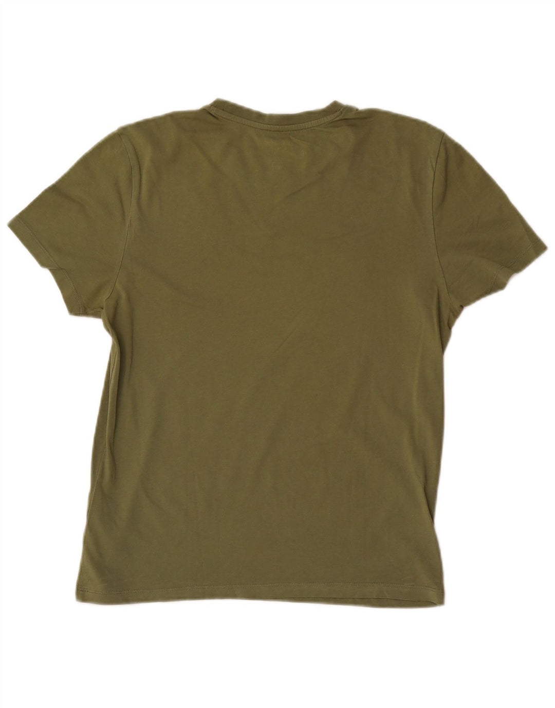 Blauer Herren-T-Shirt mit Grafik, Größe S, Khaki, Baumwolle