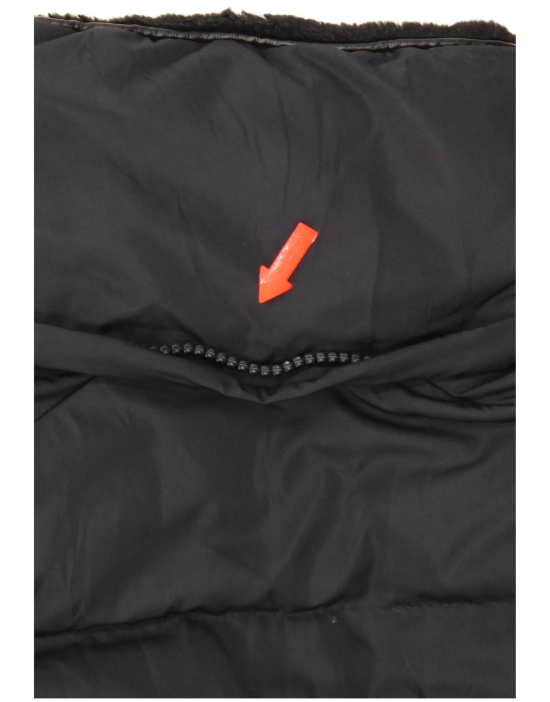 Zara Damen Wattierte Jacke UK 14 Large Marineblau