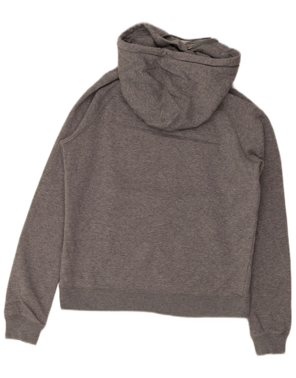 Nike Womens Graphic Hoodie Pullover UK 10 Small Graue Baumwolle