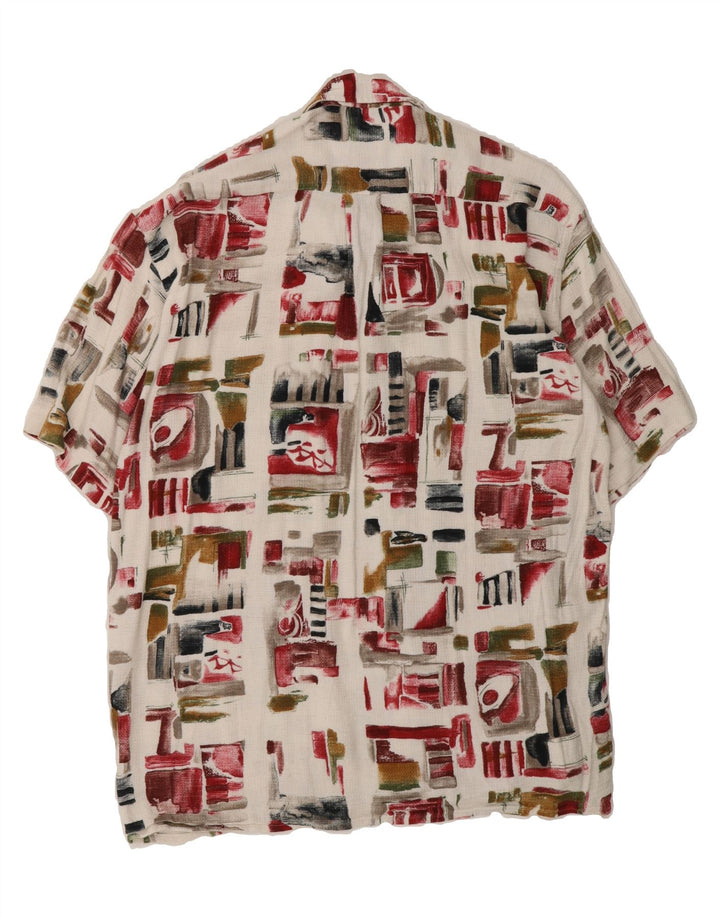 ETERNA Mens Short Sleeve Shirt Medium Multicoloured Patchwork Vintage Eterna and Second-Hand Eterna from Messina Hembry 