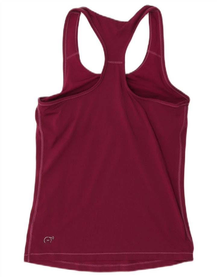 Puma Damen Weste Top UK 12 Medium Burgund Polyester