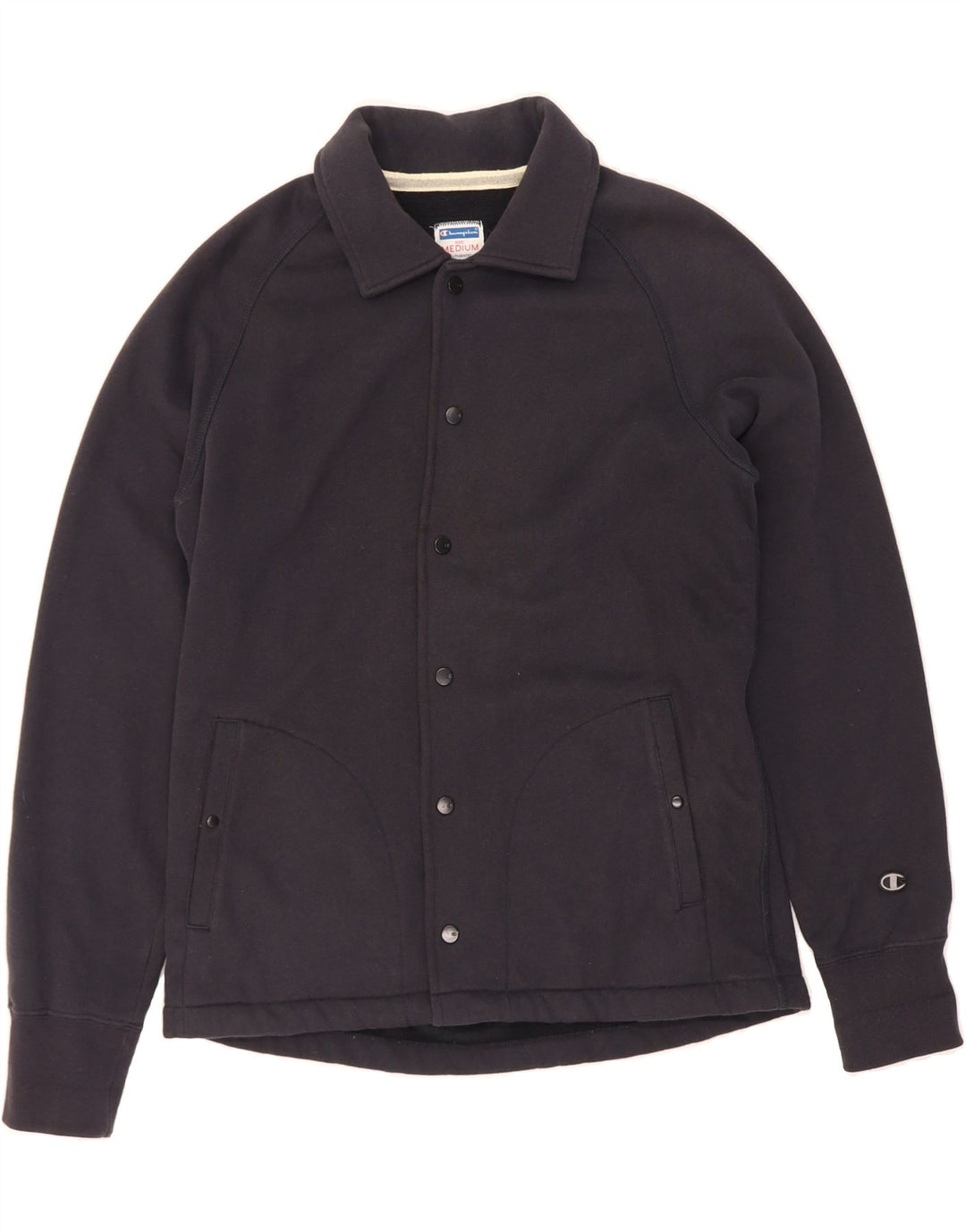 CHAMPION Mens Tracksuit Top Jacket Medium Navy Blue Cotton Vintage Champion and Second-Hand Champion from Messina Hembry 