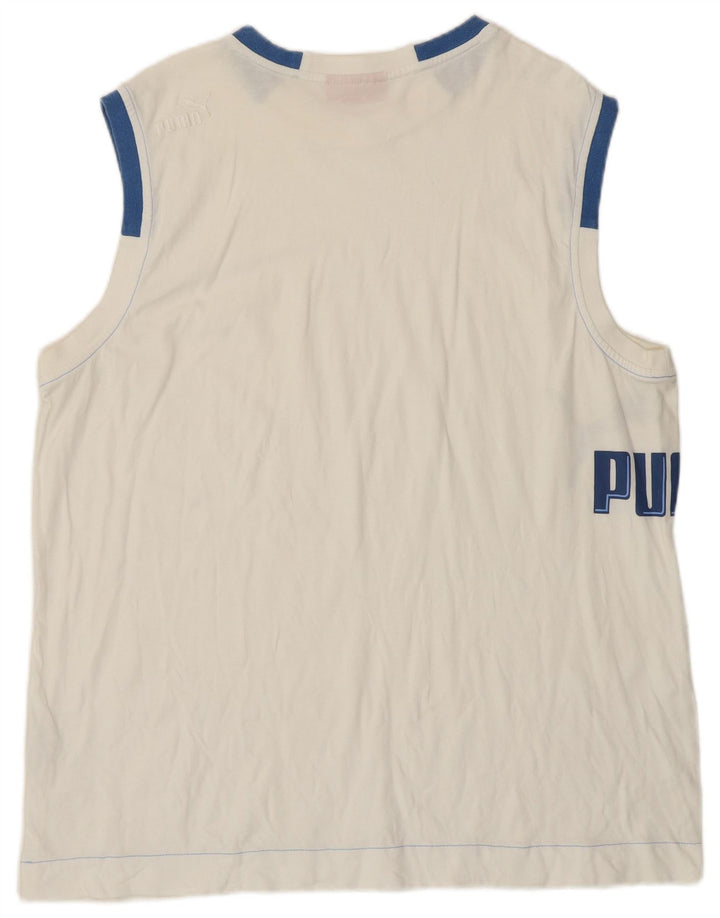 Nike Herren Graphic Vest Top XL Weiß Farbblock