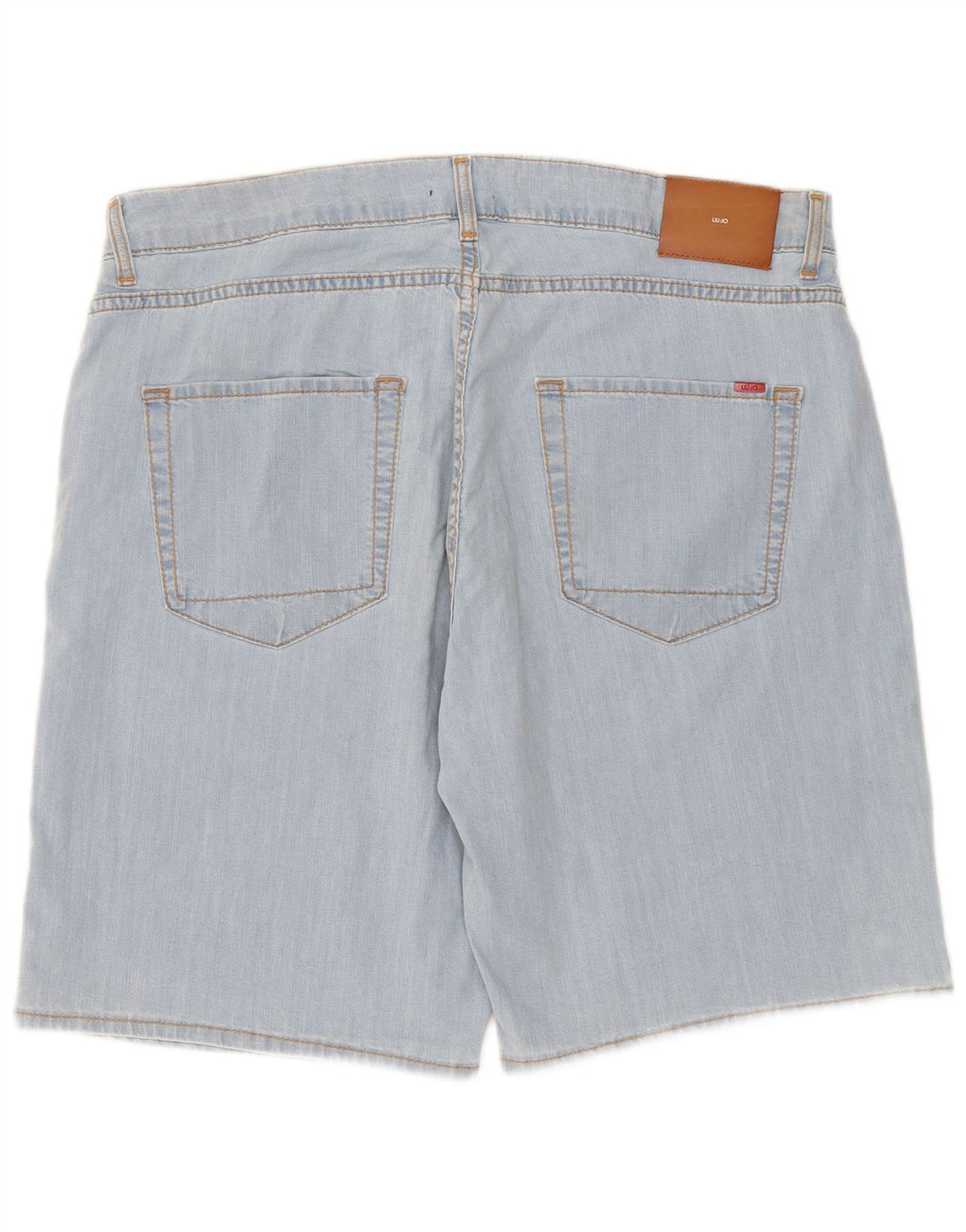 Liu Jo Herren Denim Shorts W38 XL Blaue Baumwolle