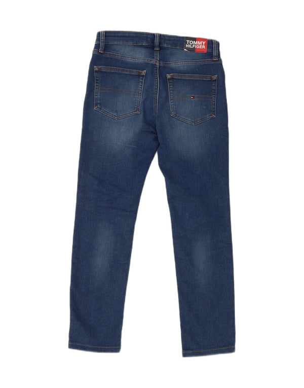 Tommy Hilfiger Slim-Jeans für Jungen, 11–12 Jahre, W28, L25, blaue Baumwolle