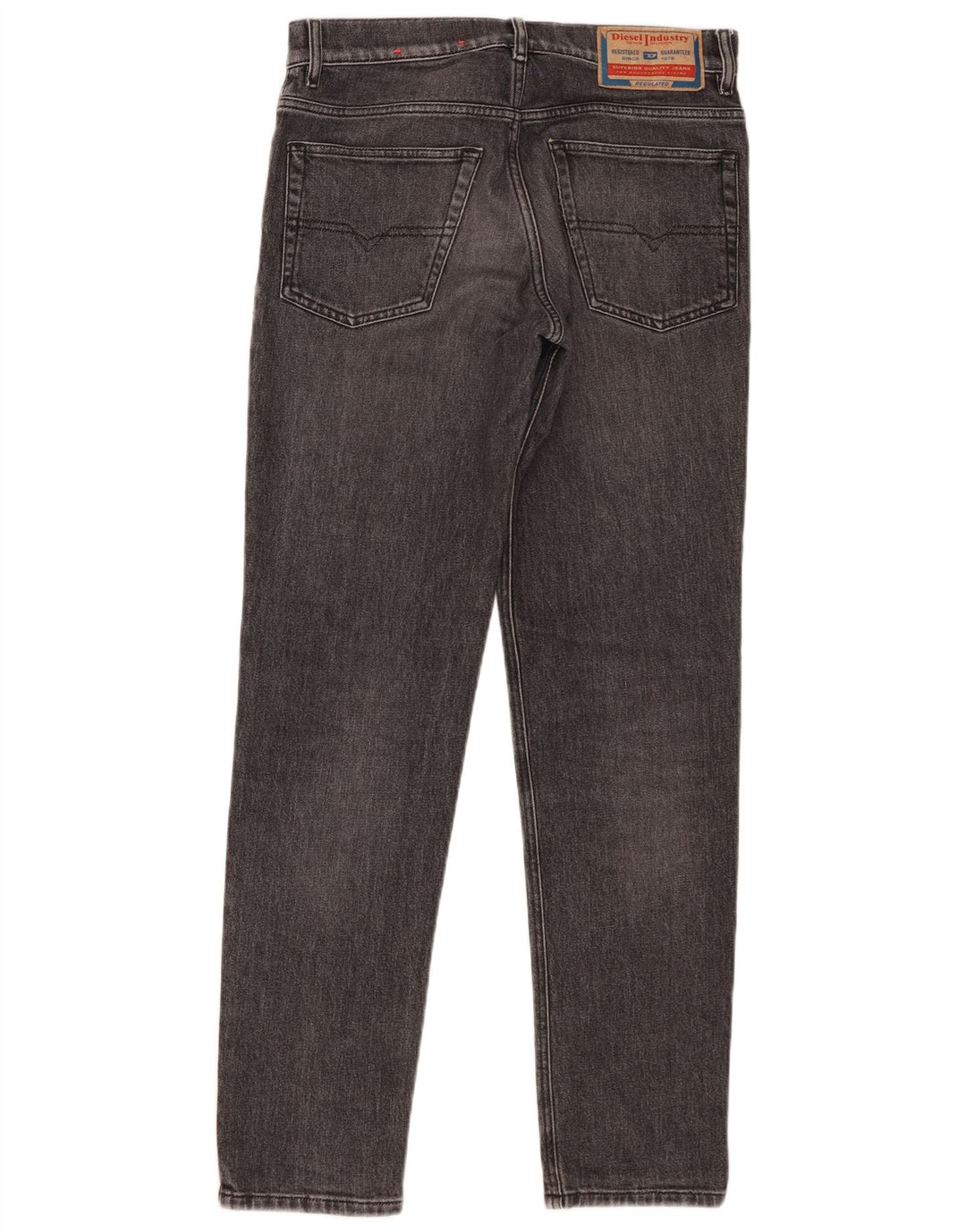 Diesel Herren Slim Jeans W29 L31 Graue Baumwolle