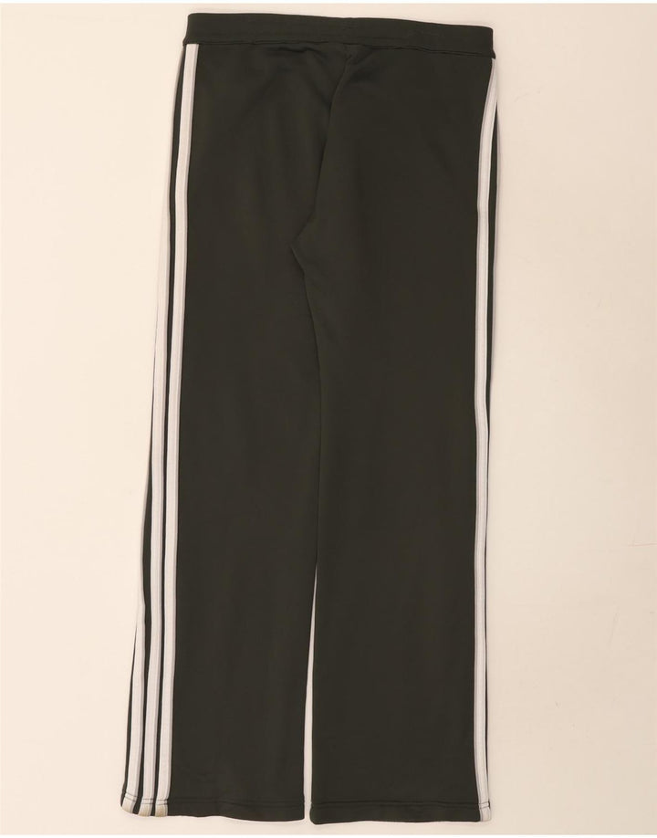 Adidas Damen-Trainingshose mit weitem Bein, UK 12, Mittelgrün, Polyester
