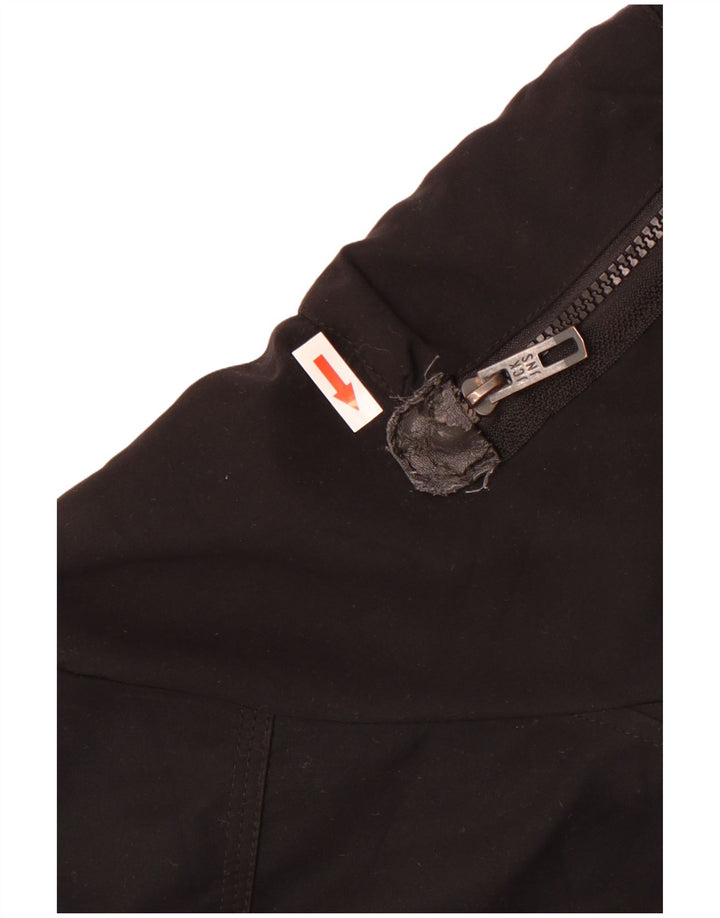 Jack & Jones Herren-Bomberjacke mit Kapuze, Größe 36, Schwarz