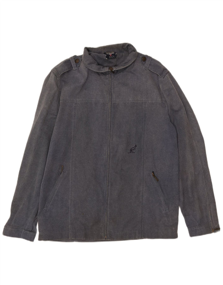 AUSTRALIAN L'ALPINA Herren-Militärjacke IT 50 Große marineblaue Baumwolle