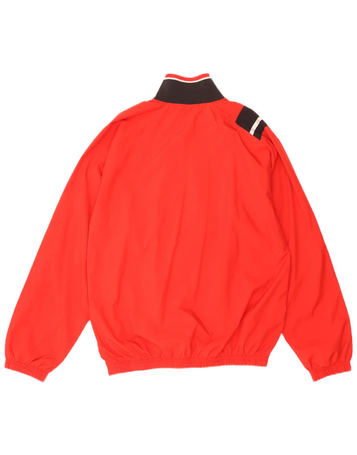 Nike Herren-Trainingsanzug-Top-Jacke, klein, rotes Farbblock-Polyester