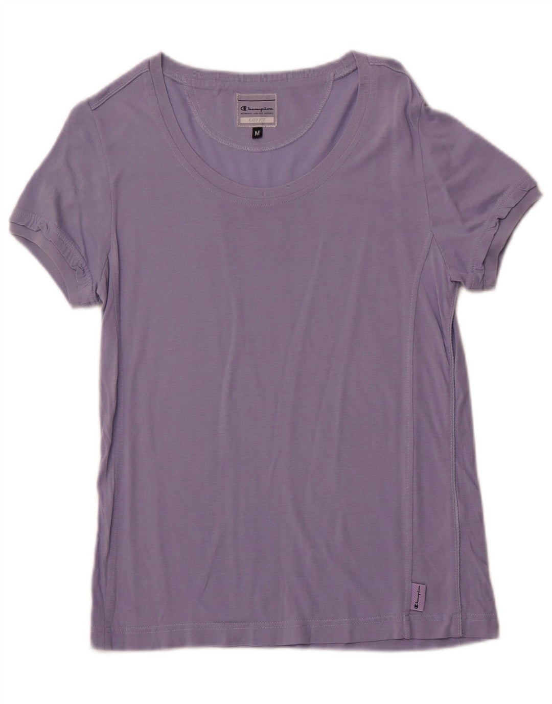 CHAMPION Damen Easy Fit T-Shirt Top UK 12 Medium Lila