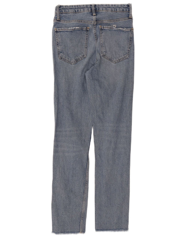 Zara Damen Slim Jeans EU 34 2XS W24 L27 Blau