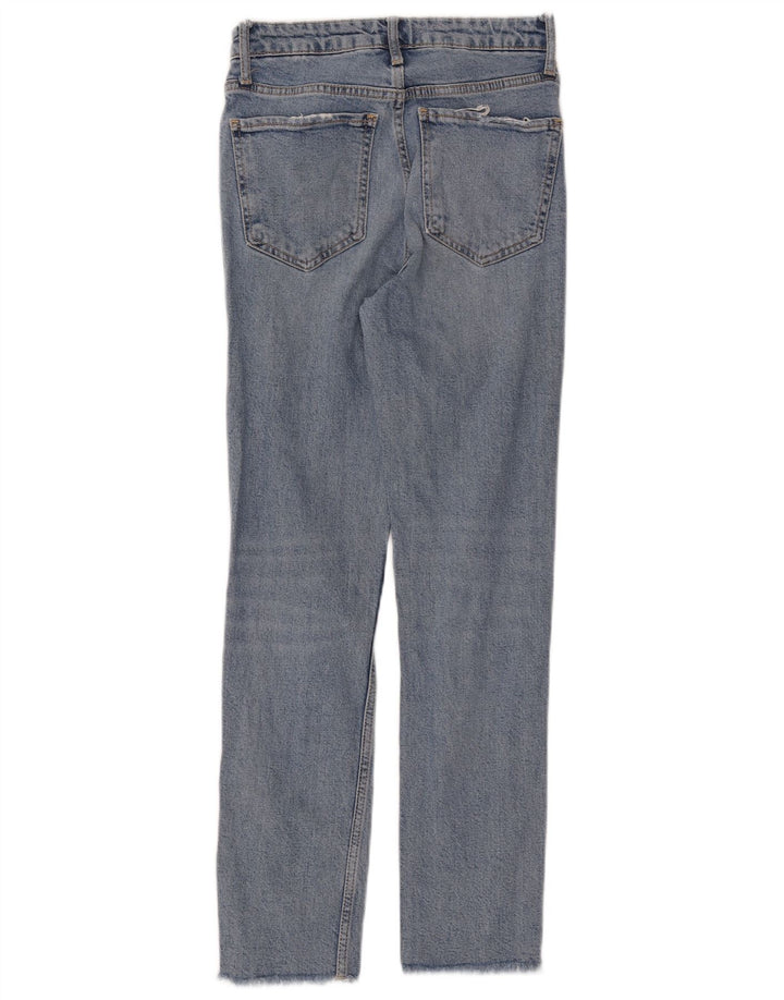Zara Damen Slim Jeans EU 34 2XS W24 L27 Blau