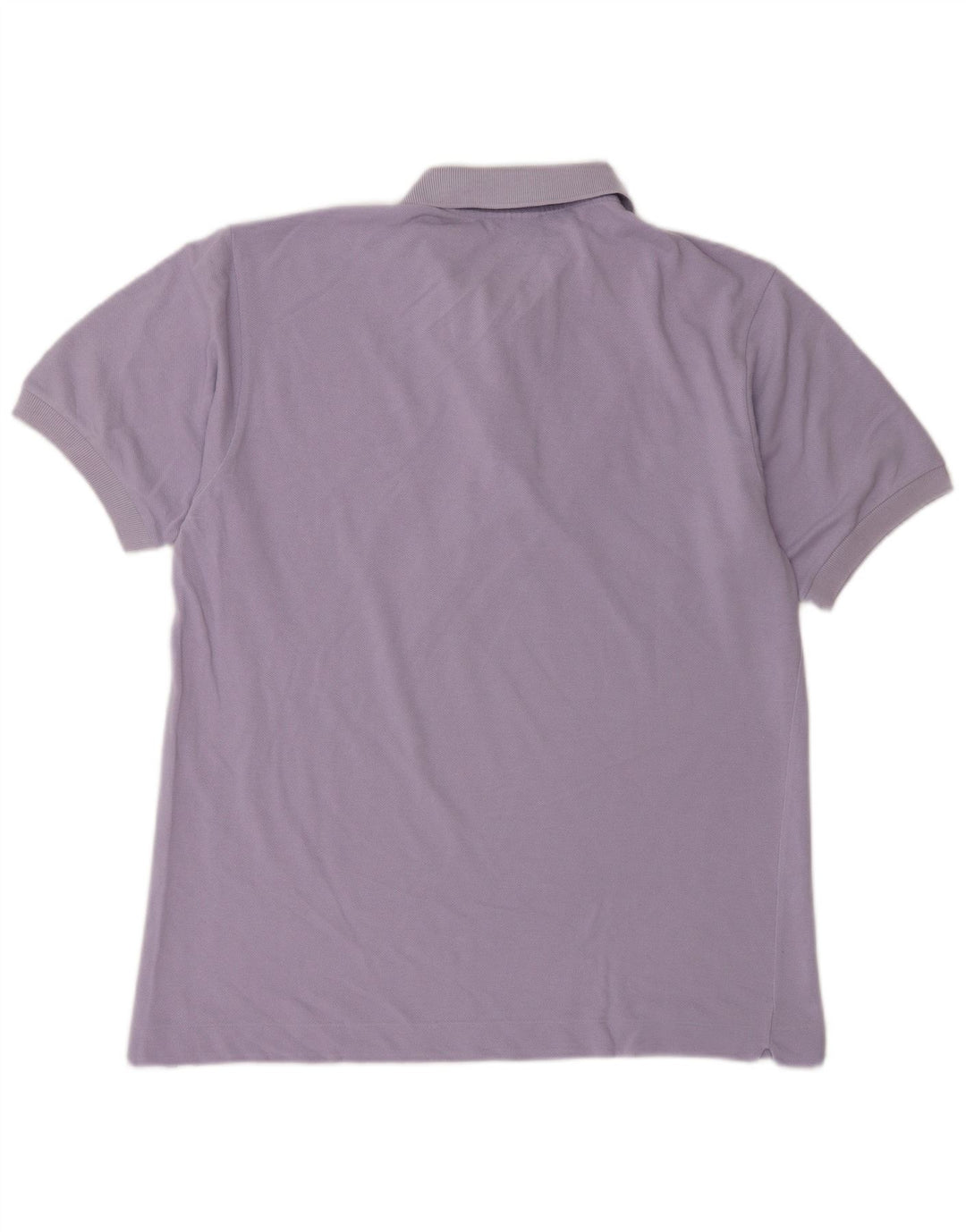 Lacoste Herren-Poloshirt, Größe 4, mittelviolette Baumwolle