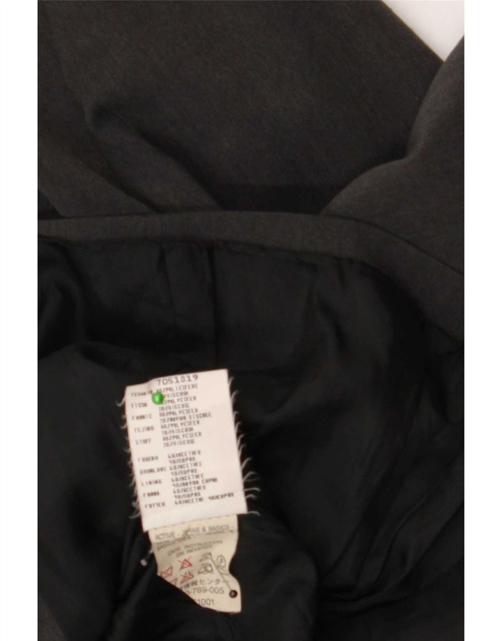 Max & Co. Damen-Blazerjacke mit 4 Knöpfen, UK 12, Mittelgrau, Polyester