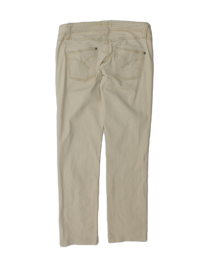 MASSIMO DUTTI Womens Straight Jeans EU 42 Large W32 L30 Beige Cotton Vintage Massimo Dutti and Second-Hand Massimo Dutti from Messina Hembry 