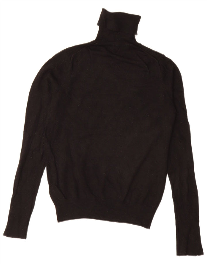 Zara Damen-Pullover mit Rollkragen, Gr. 10, Größe S, Schwarz
