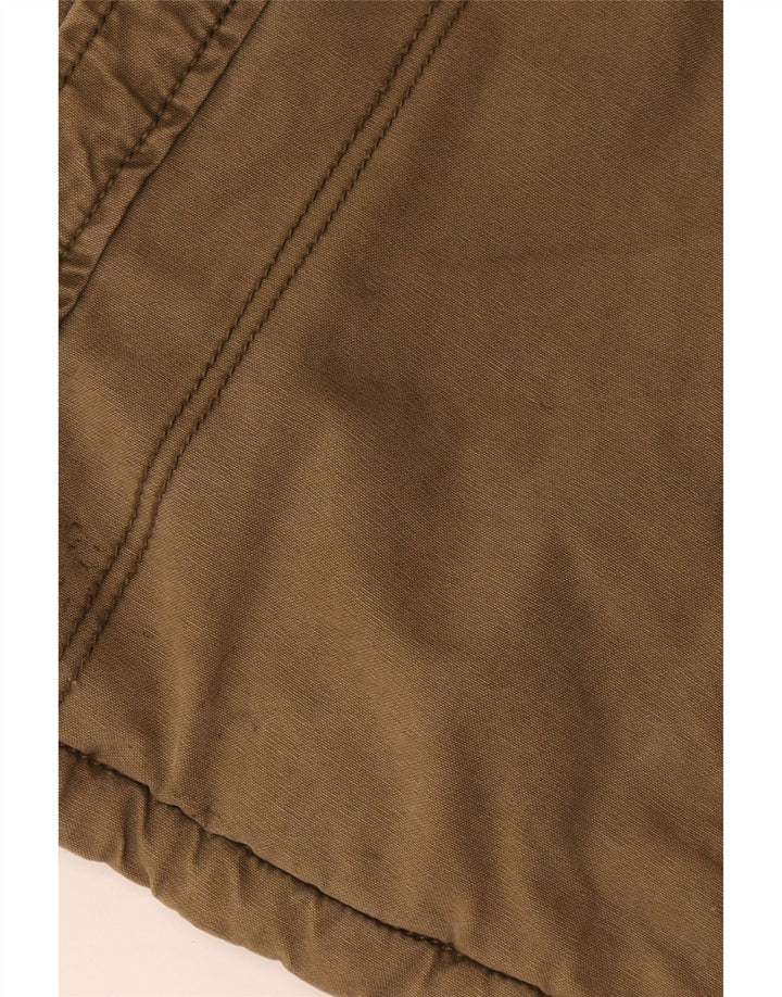 Fat Face Mens Regular Fit Utility Jacke UK 42 XL Braun Baumwolle