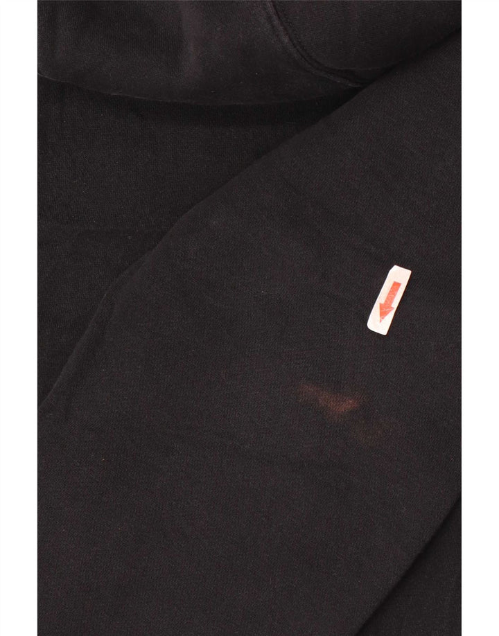 Nike Herren Kapuzenpullover, groß, aus schwarzer Baumwolle