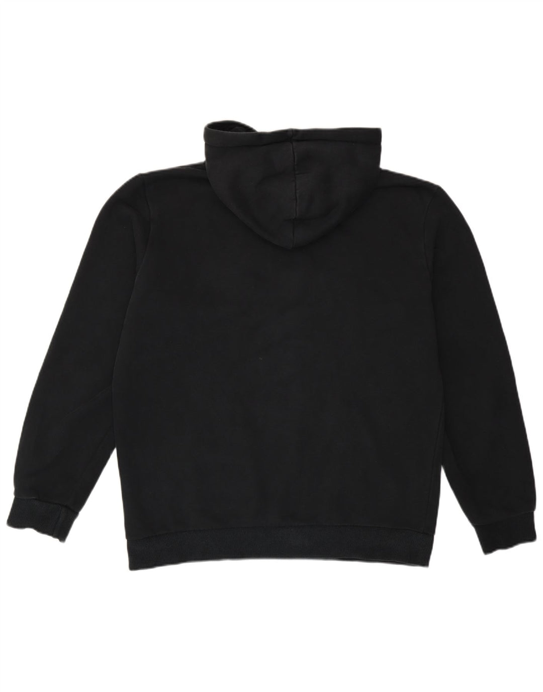 Puma Herren Grafik-Hoodie-Pullover aus mittelschwarzer Baumwolle