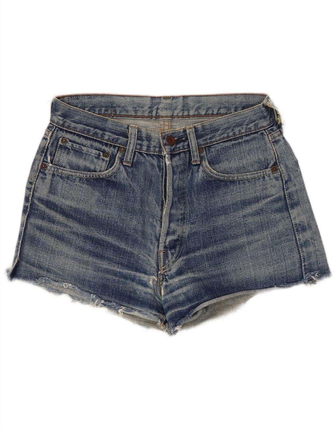 Levi's Damen Jeansshorts W28 Mittelblau